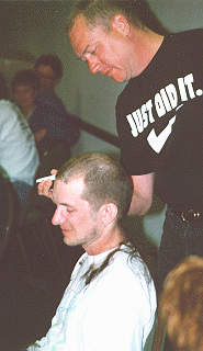 Mike Stewart Loses his hair
